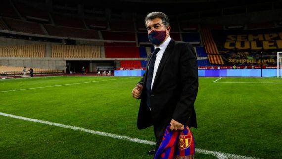 星空娱乐APP-ESPN：拉波尔塔借贷1亿欧元 助巴萨度过工资危机