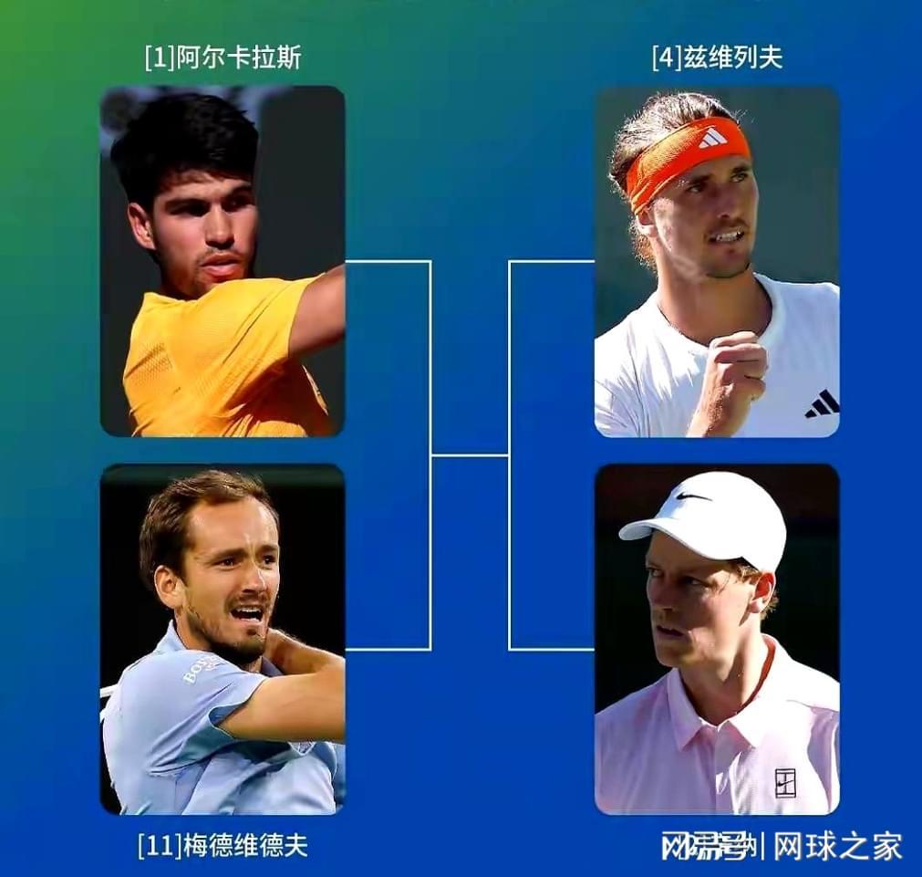 紫薇掉队梅总阻止辛纳和阿卡决赛会师，俄罗斯名将完成最艰巨任务